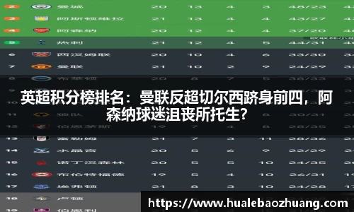 英超积分榜排名：曼联反超切尔西跻身前四，阿森纳球迷沮丧所托生？